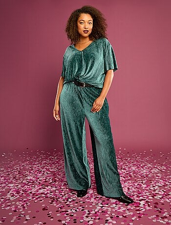 T-shirt en velours côtelé à manches courtes