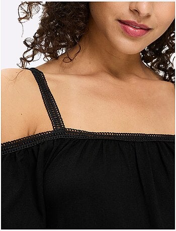 T-shirt Encolure Carmen - Taille Standard - Helline