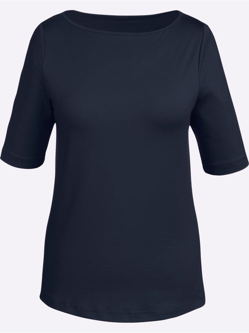 T-shirt Encolure En U Féminine - Taille Standard - Witt - Kiabi