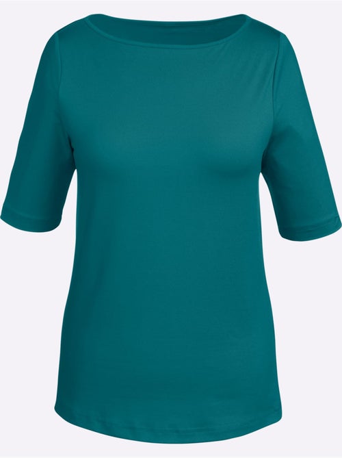 T-shirt Encolure En U Féminine - Taille Standard - Witt - Kiabi