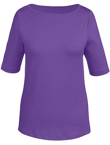 T-shirt Encolure En U Féminine - Taille Standard - Witt