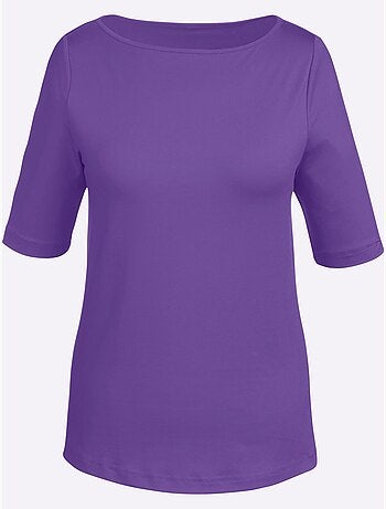 T-shirt Encolure En U Féminine - Taille Standard - Witt