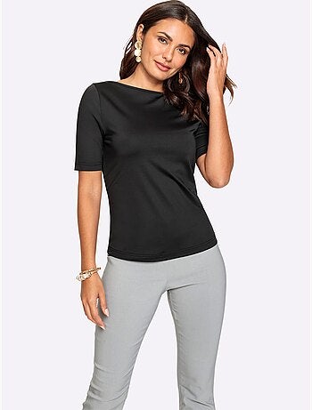 T-shirt encolure en u féminine - taille standard - witt