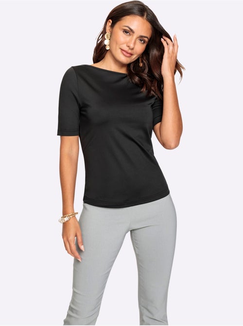 T-shirt Encolure En U Féminine - Taille Standard - Witt - Kiabi