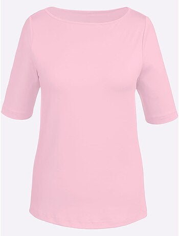 T-shirt Encolure En U Féminine - Taille Standard - Witt