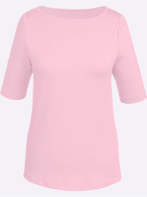 T-shirt Encolure En U Féminine - Taille Standard - Witt - Kiabi