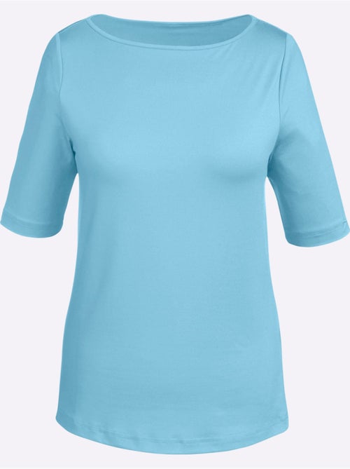 T-shirt Encolure En U Féminine - Taille Standard - Witt - Kiabi