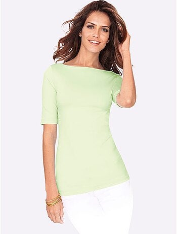 T-shirt encolure en u féminine - taille standard - witt
