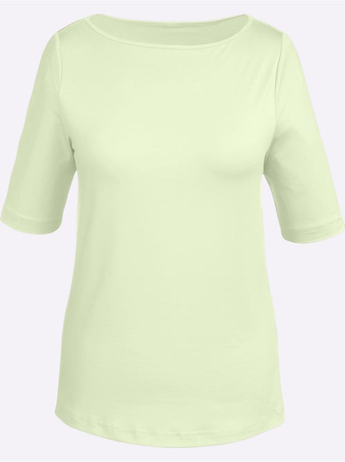 T-shirt Encolure En U Féminine - Taille Standard - Witt - Kiabi
