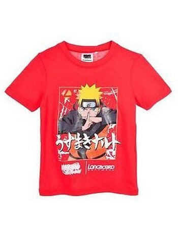 T-shirt enfant - imprimé naruto poitrine - longboard-naruto
