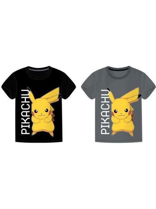 T-shirt enfant - motif pikachu manches courtes - pokémon - Kiabi