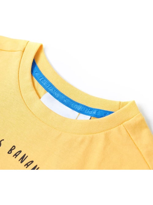 T-shirt enfant 100% coton clair à imprimé singe et palmiers - vidaxl - Kiabi