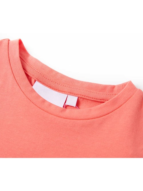 T-shirt enfant à manches cap et lettres brodées à sequins - vidaxl - Kiabi T-shirt enfant à manches cap et lettres brodées à sequins - vidaxl - Kiabi