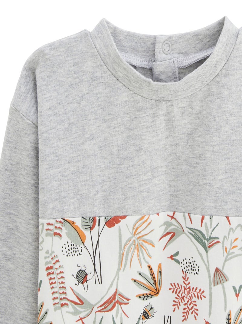 T-shirt enfant Abou Gris - Kiabi