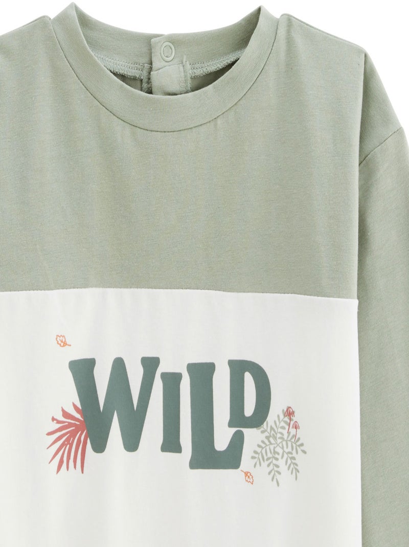 T-shirt enfant Abou Vert - Kiabi