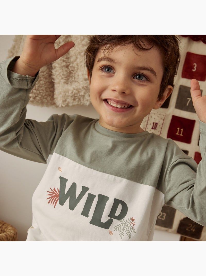 T-shirt enfant Abou Vert - Kiabi