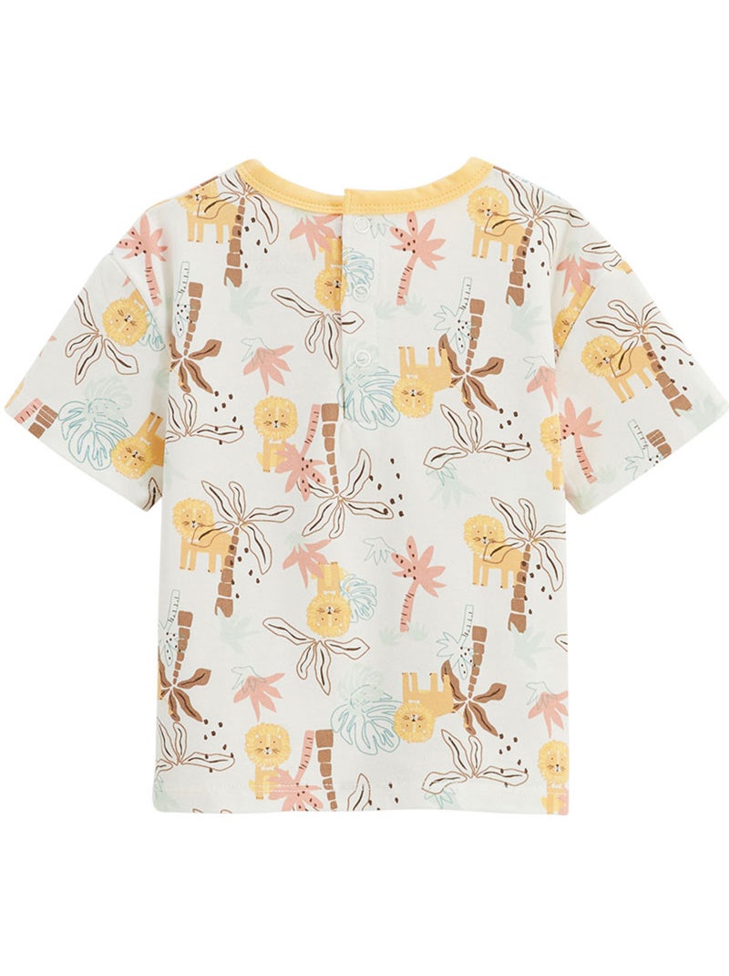 T-shirt enfant Auguste Jaune - Kiabi