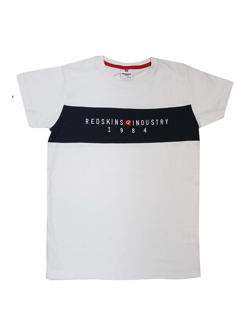 T-shirt Enfant Blanc Redskins Blanc - Kiabi