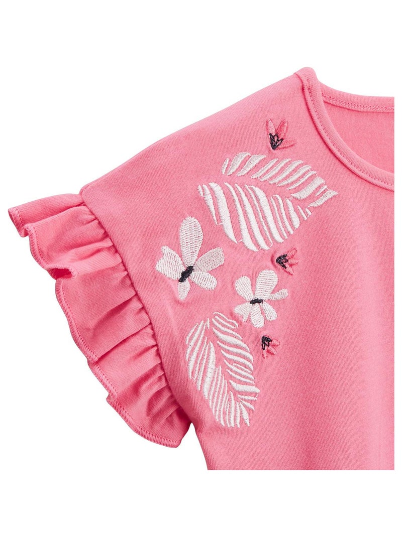 T-shirt enfant Caraïbes Rose - Kiabi