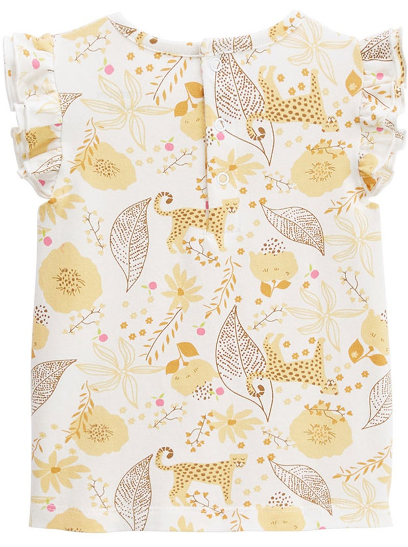 T-shirt enfant Ciao Milano Jaune - Kiabi