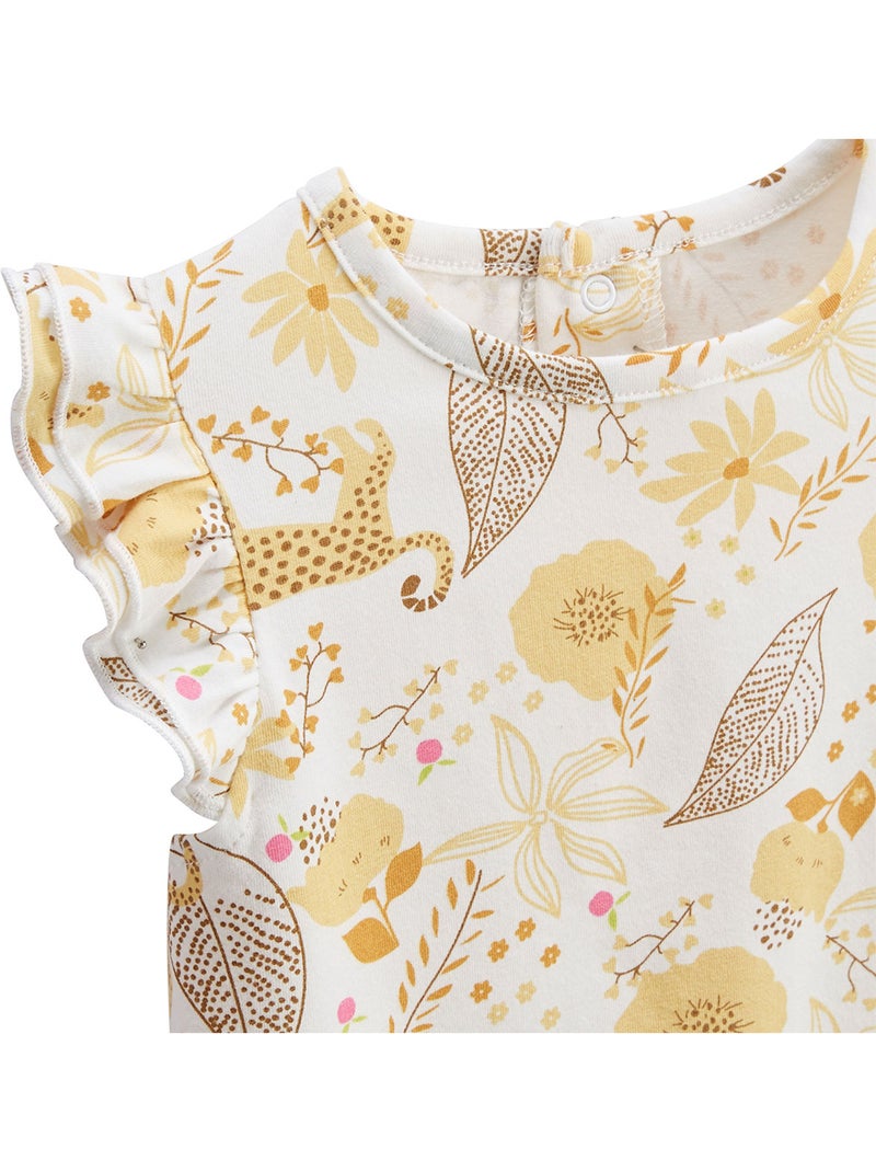 T-shirt enfant Ciao Milano Jaune - Kiabi
