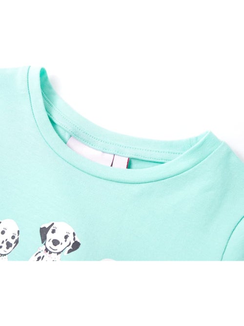 T-shirt enfant col rond coton avec imprimé chiot - vidaxl - Kiabi T-shirt enfant col rond coton avec imprimé chiot - vidaxl - Kiabi