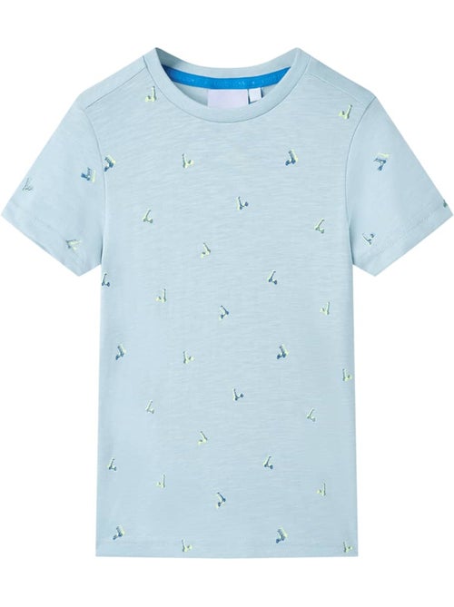 T-shirt enfant col rond manches courtes imprimé scooters - vidaxl - Kiabi T-shirt enfant col rond manches courtes imprimé scooters - vidaxl - Kiabi