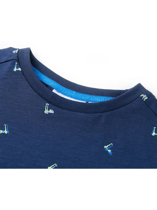 T-shirt enfant col rond manches courtes imprimé scooters - vidaxl - Kiabi T-shirt enfant col rond manches courtes imprimé scooters - vidaxl - Kiabi
