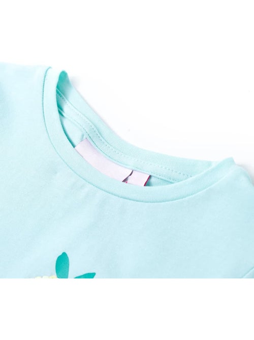 T-shirt enfant col rond manches retroussées perles motif fruit - vidaxl - Kiabi T-shirt enfant col rond manches retroussées perles motif fruit - vidaxl - Kiabi