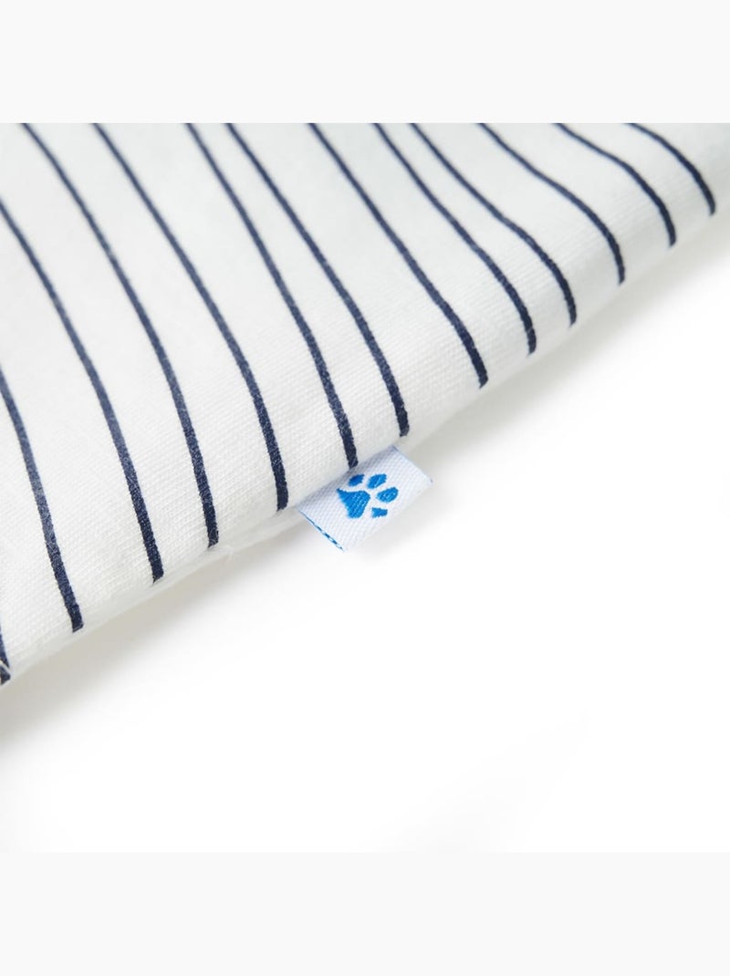 T-shirt enfant coton 100% col rond imprimé requin dans la mer - vidaxl Blanc - Kiabi