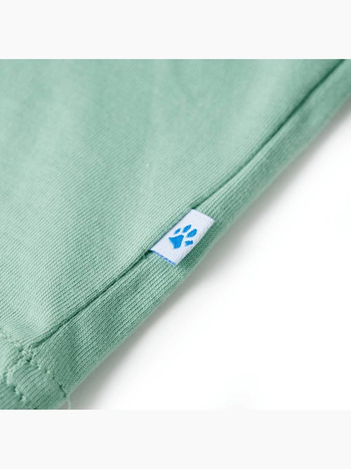 T-shirt enfant coton 100% imprimé éléphant col rond manches courtes - vidaxl - Kiabi