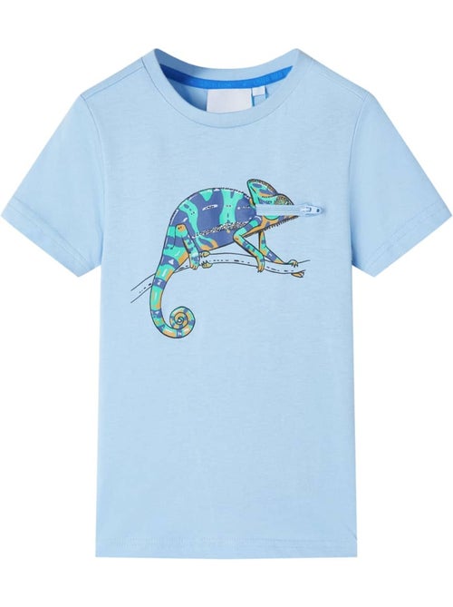 T-shirt enfant coton 100% manches courtes imprimé caméléon - vidaxl - Kiabi T-shirt enfant coton 100% manches courtes imprimé caméléon - vidaxl - Kiabi