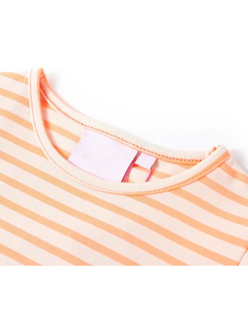 T-shirt enfant coton 95% élasthanne rayures - vidaxl - Kiabi T-shirt enfant coton 95% élasthanne rayures - vidaxl - Kiabi