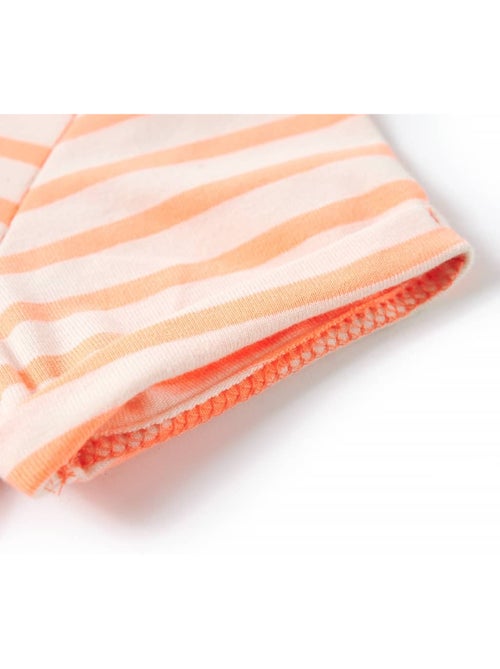T-shirt enfant coton 95% élasthanne rayures - vidaxl - Kiabi T-shirt enfant coton 95% élasthanne rayures - vidaxl - Kiabi