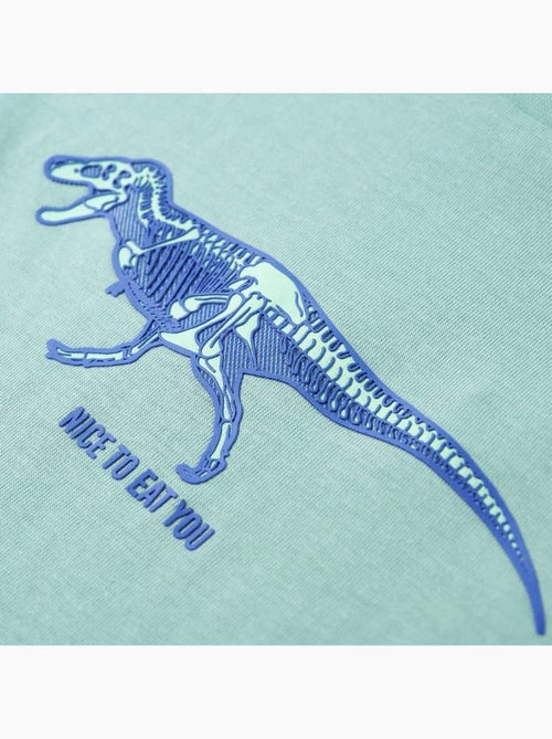 T-shirt enfant coton col rond dinosaure clair - vidaxl - Kiabi