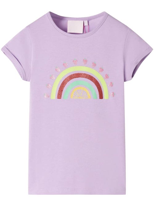 T-shirt enfant coton élasthanne imprimé arc-en-ciel - vidaxl - Kiabi T-shirt enfant coton élasthanne imprimé arc-en-ciel - vidaxl - Kiabi