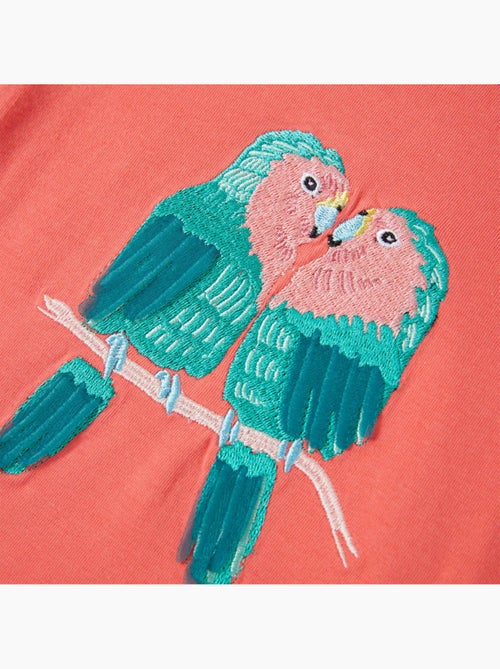 T-shirt enfant coton élasthanne imprimé perroquets - vidaxl - Kiabi