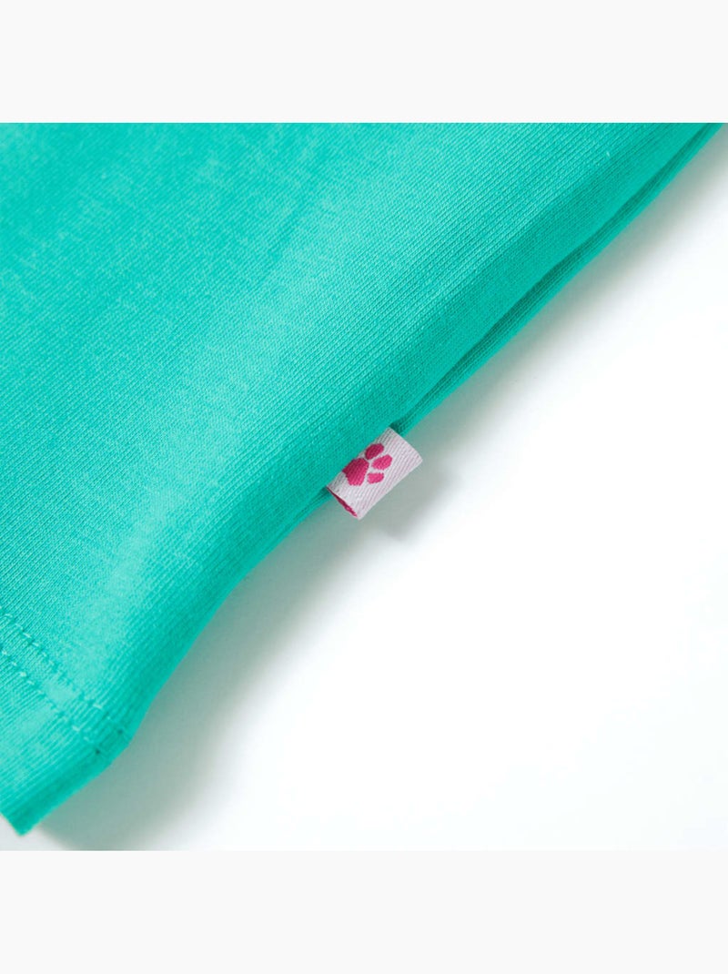 T-shirt enfant coton élasthanne imprimé perroquets - vidaxl Vert - Kiabi