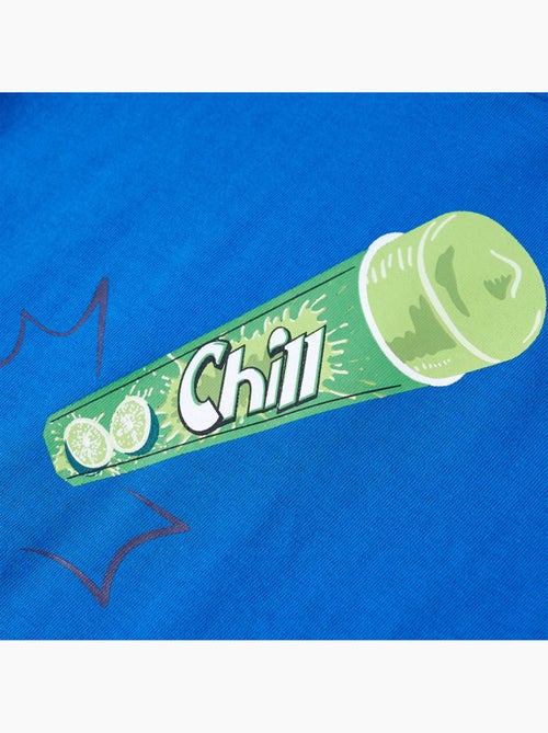 T-shirt enfant coton imprimé popsicle vif col rond manche courte - vidaxl - Kiabi T-shirt enfant coton imprimé popsicle vif col rond manche courte - vidaxl - Kiabi
