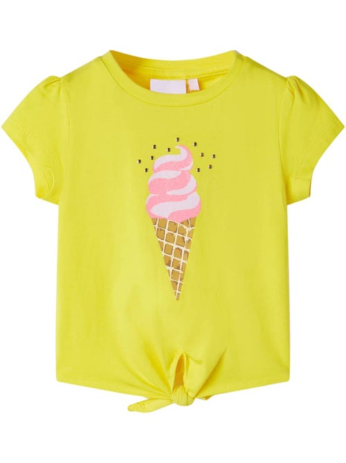 T-shirt enfant coton mélangé à motif glace - vidaxl - Kiabi