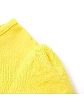 T-shirt enfant coton stretch 95% imprimé vélo - vidaxl
