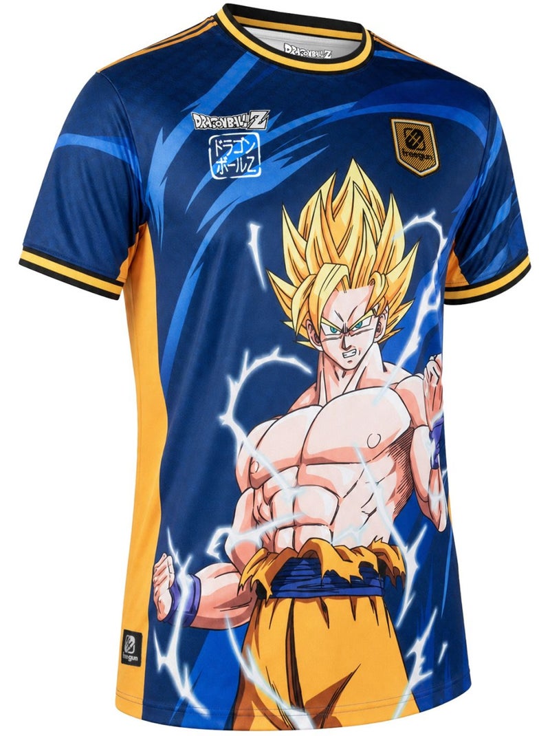 T-shirt enfant dragon ball z super sayian freegun Bleu - Kiabi
