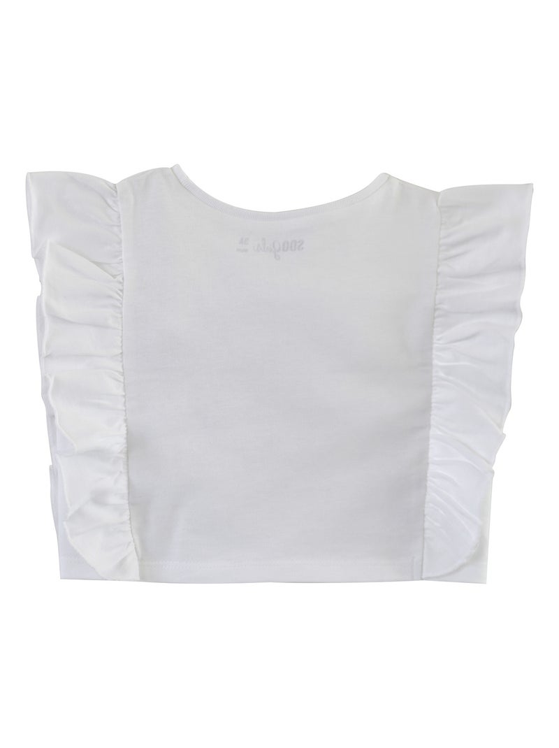 T-SHIRT ENFANT EDONA Blanc - Kiabi