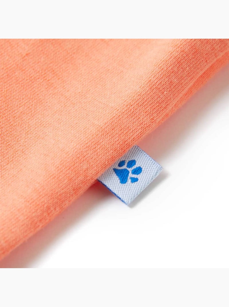 T-shirt enfant en coton 100% imprimé surf manches courtes col rond - vidaxl Orange - Kiabi