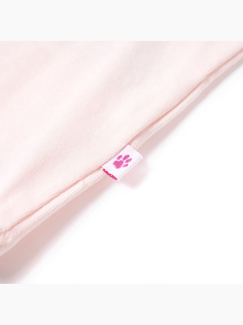 T-shirt enfant en coton élasthanne imprimé plage cartoon - vidaxl Rose pâle - Kiabi