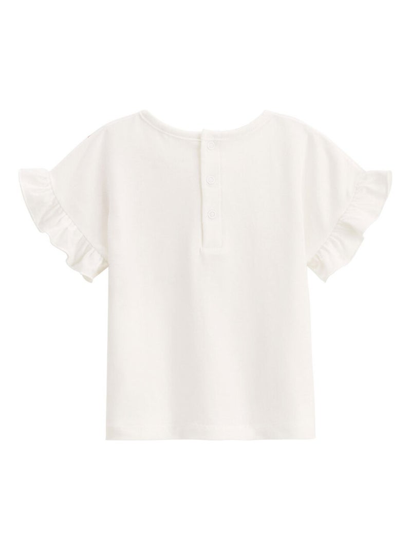 T-shirt enfant Fiesta Ecru - Kiabi