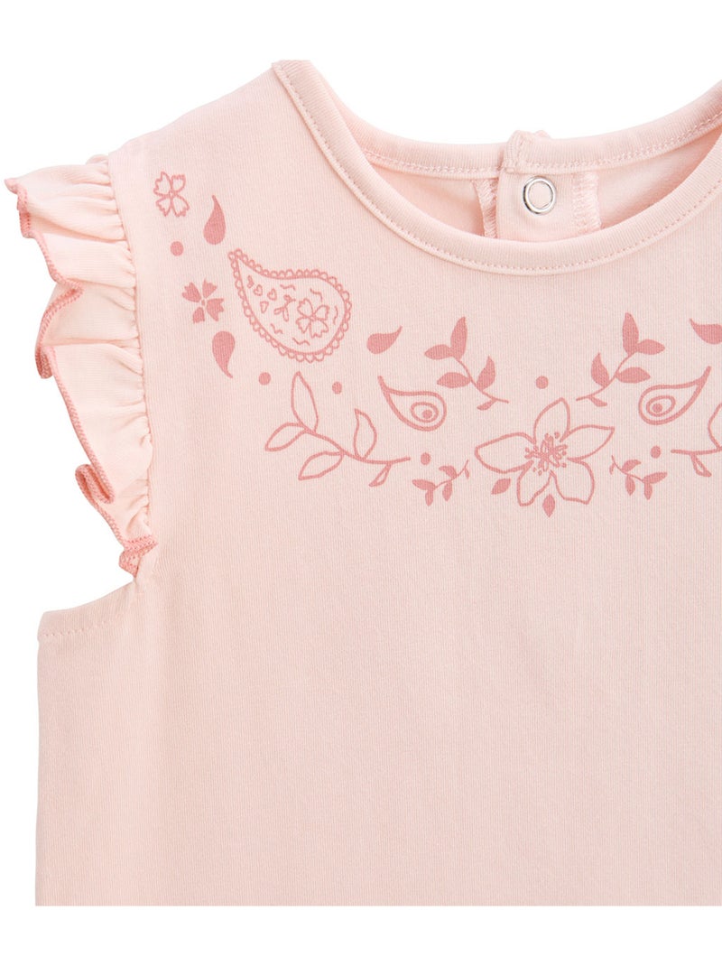 T-shirt enfant manches courtes Arizona Rose - Kiabi