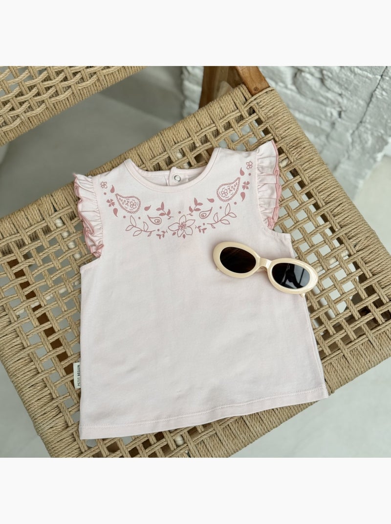 T-shirt enfant manches courtes Arizona Rose - Kiabi