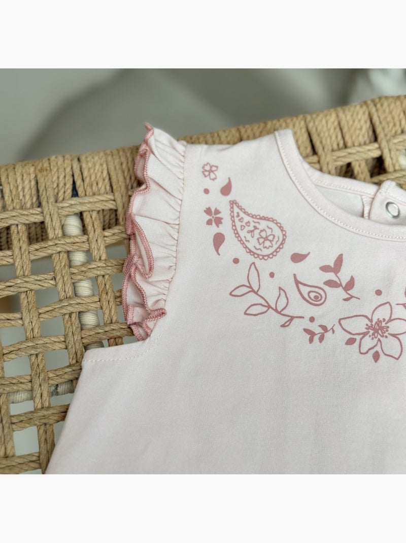 T-shirt enfant manches courtes Arizona Rose - Kiabi