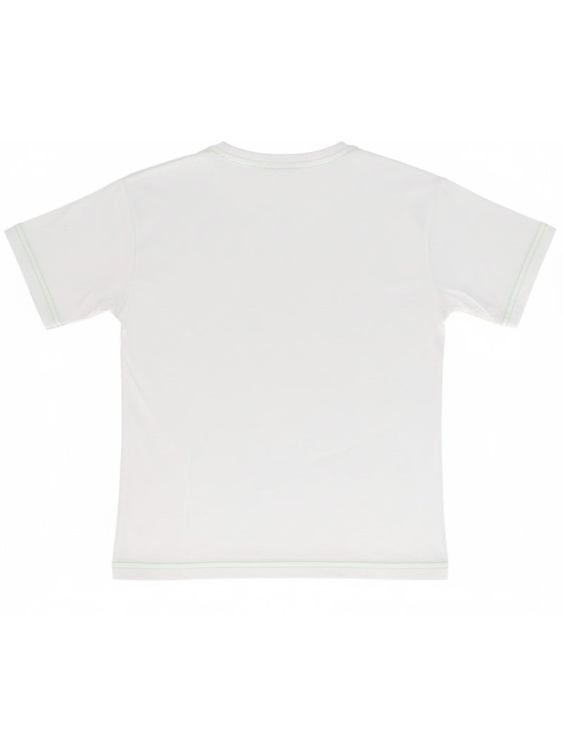 T-shirt enfant manches courtes Yoshi - blanc Blanc - Kiabi